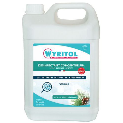 Bactérisol 3D pin concentré multi-usages - Wyritol Bactérisol 3D pin concentré multi-usages - Wyritol