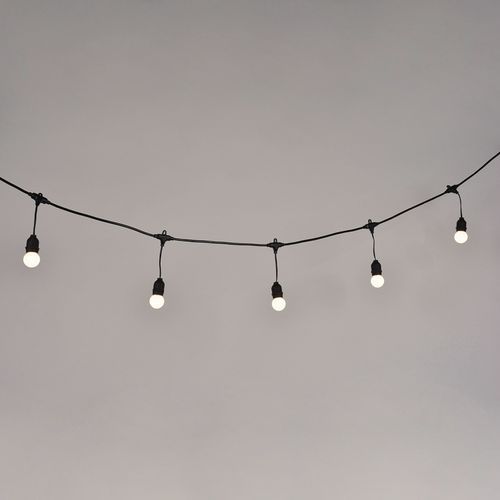 Guirlande esprit guinguette 10 lumières noir Corep Guirlande esprit guinguette 10 lumières noir Corep
